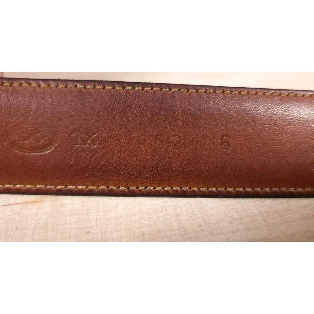 Trafalgar Bos Taurus Midwestern‎ Basic Glove Leather Black Belt 34 Handmade USA